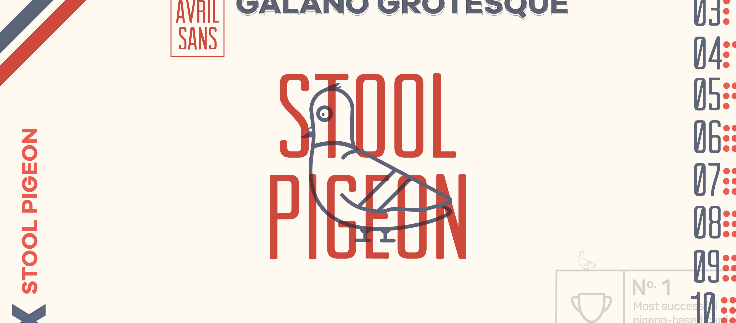 Stool Pigeon Card Game Branding